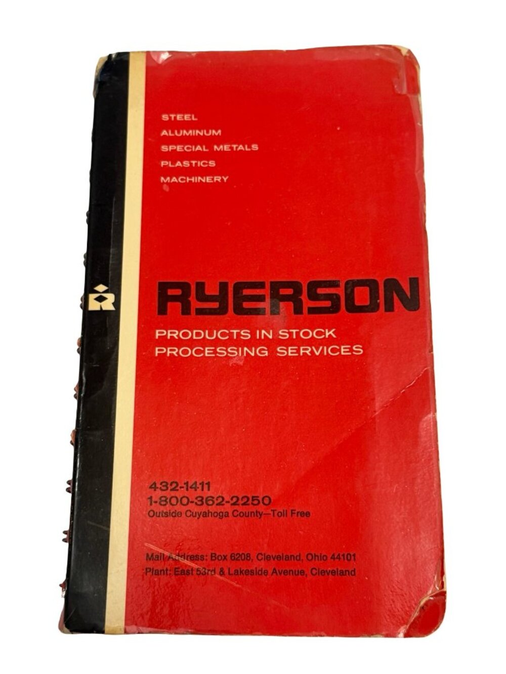Vintage 1972 Ryerson Products in Stock Processing Services Metal Reference Handb